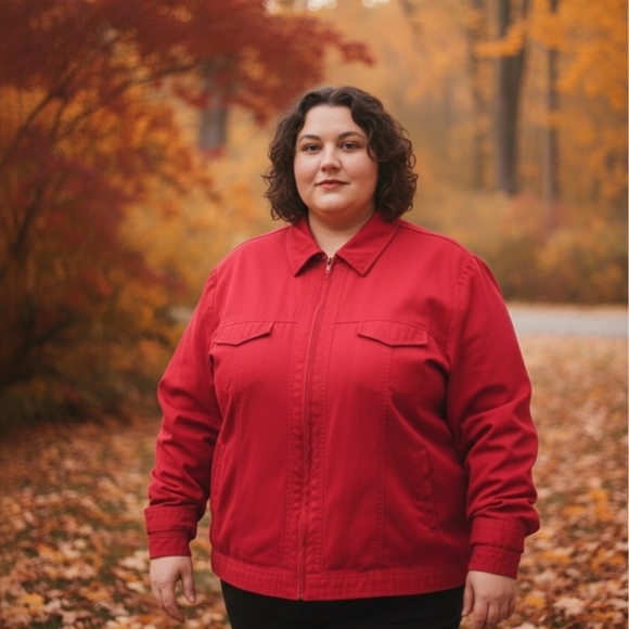 Jackets & Blazers - Women's Red Jacket